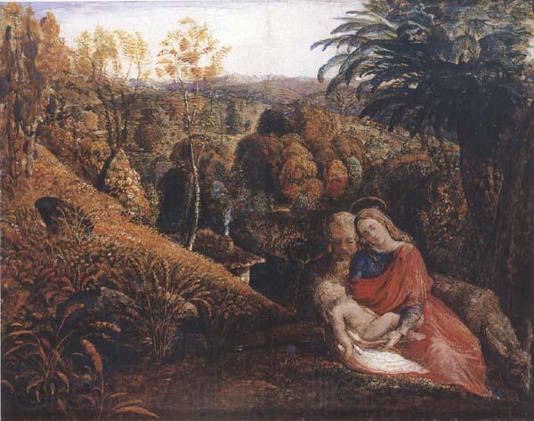 Samuel Palmer Rest on the Flight into Egypt or Holy Family Spain oil painting art